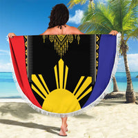 Afro Pinoy Blackapino Half Black Filipino Beach Blanket