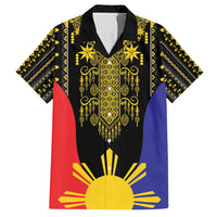 Afro Pinoy Blackapino Half Black Filipino Family Matching Long Sleeve Bodycon Dress and Hawaiian Shirt