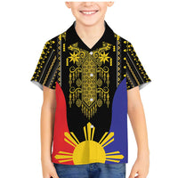 Afro Pinoy Blackapino Half Black Filipino Family Matching Mermaid Dress and Hawaiian Shirt