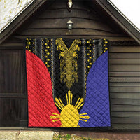 Afro Pinoy Blackapino Half Black Filipino Quilt