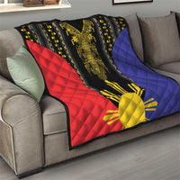 Afro Pinoy Blackapino Half Black Filipino Quilt