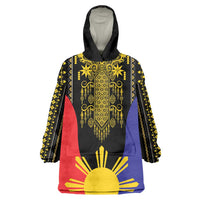 Afro Pinoy Blackapino Half Black Filipino Wearable Blanket Hoodie