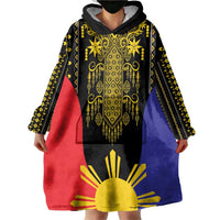 Afro Pinoy Blackapino Half Black Filipino Wearable Blanket Hoodie