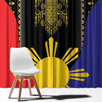 Afro Pinoy Blackapino Half Black Filipino Window Curtain