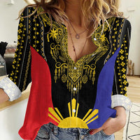 Afro Pinoy Blackapino Half Black Filipino Women Casual Shirt