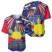 Personalized American Grown With Filipino Roots Baseball Jersey