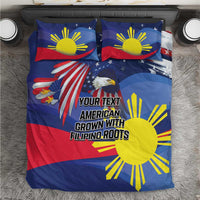 Personalized American Grown With Filipino Roots Bedding Set