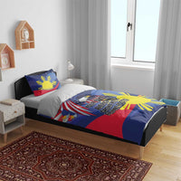 Personalized American Grown With Filipino Roots Bedding Set
