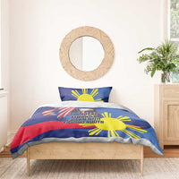Personalized American Grown With Filipino Roots Bedding Set