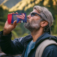 Personalized American Grown With Filipino Roots 4 in 1 Can Cooler Tumbler