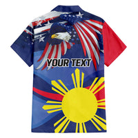 Personalized American Grown With Filipino Roots Family Matching Puletasi and Hawaiian Shirt