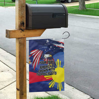 Personalized American Grown With Filipino Roots Garden Flag
