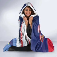 Personalized American Grown With Filipino Roots Hooded Blanket