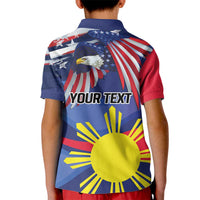 Personalized American Grown With Filipino Roots Kid Polo Shirt