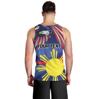 Personalized American Grown With Filipino Roots Men Tank Top