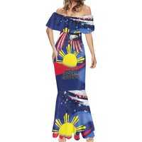 Personalized American Grown With Filipino Roots Mermaid Dress