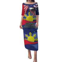 Personalized American Grown With Filipino Roots Puletasi