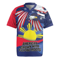 Personalized American Grown With Filipino Roots Rugby Jersey