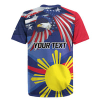 Personalized American Grown With Filipino Roots Rugby Jersey