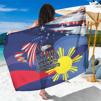 Personalized American Grown With Filipino Roots Sarong