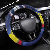American Grown With Filipino Roots Steering Wheel Cover