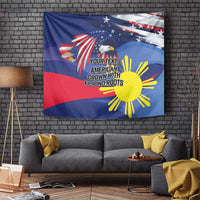 Personalized American Grown With Filipino Roots Tapestry