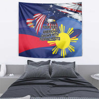 Personalized American Grown With Filipino Roots Tapestry