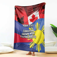 Personalized Canadian Grown With Filipino Roots Blanket