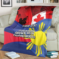 Personalized Canadian Grown With Filipino Roots Blanket