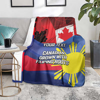 Personalized Canadian Grown With Filipino Roots Blanket
