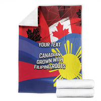 Personalized Canadian Grown With Filipino Roots Blanket