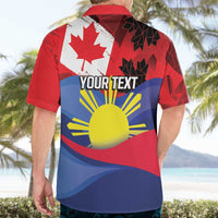 Personalized Canadian Grown With Filipino Roots Hawaiian Shirt