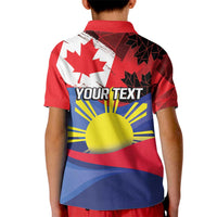 Personalized Canadian Grown With Filipino Roots Kid Polo Shirt