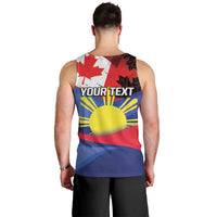 Personalized Canadian Grown With Filipino Roots Men Tank Top