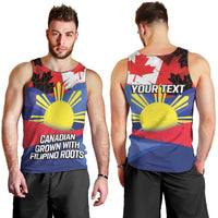 Personalized Canadian Grown With Filipino Roots Men Tank Top