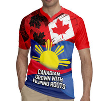 Personalized Canadian Grown With Filipino Roots Rugby Jersey