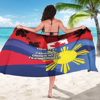 Personalized Canadian Grown With Filipino Roots Sarong