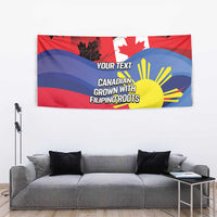 Personalized Canadian Grown With Filipino Roots Tapestry