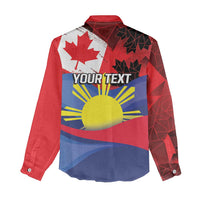 Personalized Canadian Grown With Filipino Roots Women Casual Shirt