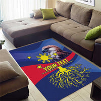 Personalized Filipino Roots Philippines Heritage Area Rug