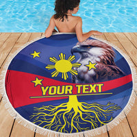 Personalized Filipino Roots Philippines Heritage Beach Blanket