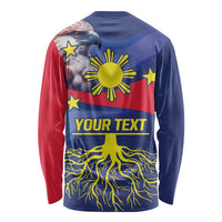 Personalized Filipino Roots Philippines Heritage Long Sleeve Shirt