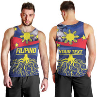 Personalized Filipino Roots Philippines Heritage Men Tank Top