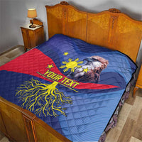 Personalized Filipino Roots Philippines Heritage Quilt