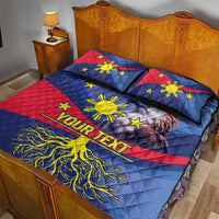 Personalized Filipino Roots Philippines Heritage Quilt Bed Set
