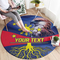 Personalized Filipino Roots Philippines Heritage Round Carpet
