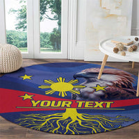 Personalized Filipino Roots Philippines Heritage Round Carpet