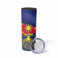 Personalized Filipino Roots Philippines Heritage Skinny Tumbler