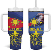 Personalized Filipino Roots Philippines Heritage Tumbler With Handle