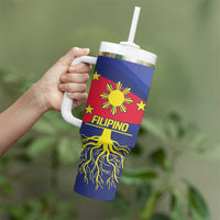 Personalized Filipino Roots Philippines Heritage Tumbler With Handle
